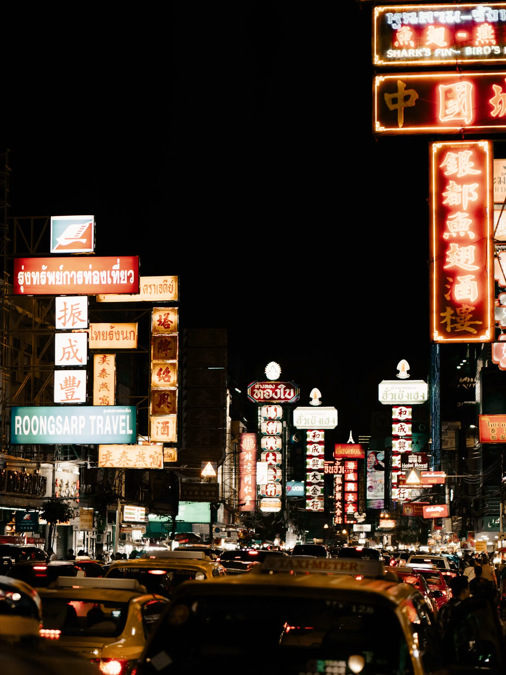 traffic at China Town Bangkok