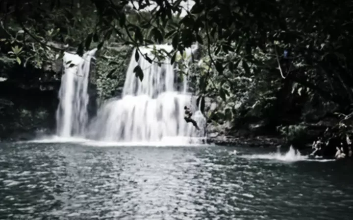 Klong Chao water at its peak in rainy season