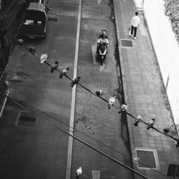 Motorbike in a soi