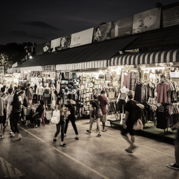 shopping at Chatuchak market