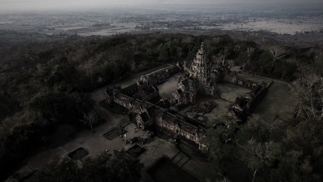 Ancient Khmer stonework, Buriram Province